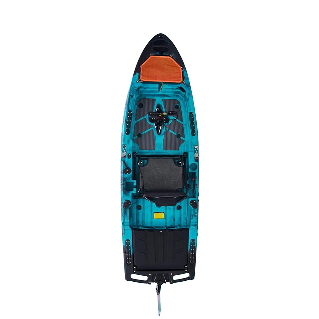Lightweight 10FT Modular Fishing Kayak With Fin Drive System (SAK21489) - Saksby Wholesale - Top View