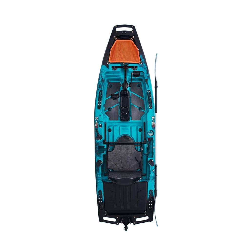 Lightweight 10FT Modular Fishing Kayak With Propeller Drive System (SAK67032) - Saksby Wholesale - Top View