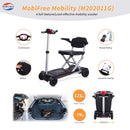Lightweight Powered Folding Mobility Scooter For Adults And Seniors (SAK53214) - Saksby Wholesale - Product Features