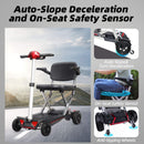 Lightweight Powered Folding Mobility Scooter For Adults And Seniors (SAK53214) - Saksby Wholesale - Safety Sensors