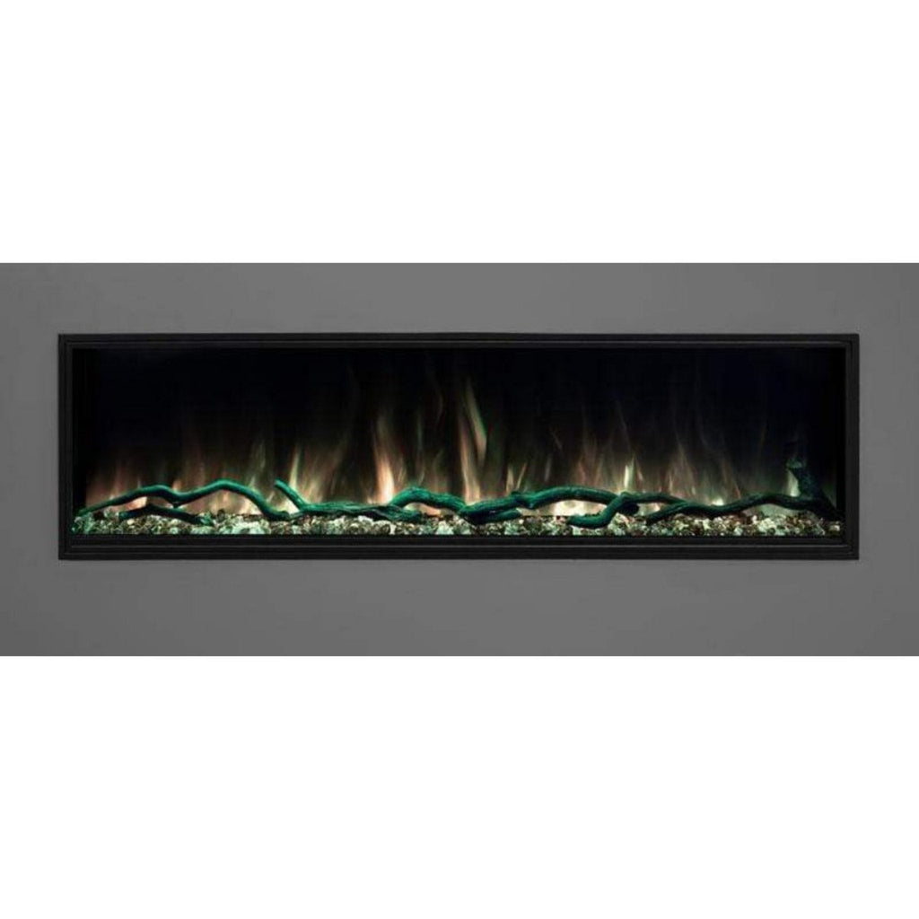 MODERN FLAMES LANDSCAPE PRO SLIM 44" Built-In Linear Electric Fireplace [LPS-4414V2] SAKSBY - Flames View