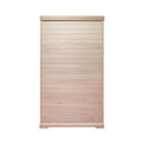 Luxury 2-Person Hemlock Wood FAR Infrared Sauna Room W/ Glass Door, 1750W (SAK81525) - Saksby Wholesale - Back View