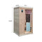 Luxury 2-Person Hemlock Wood FAR Infrared Sauna Room W/ Glass Door, 1750W (SAK81525) - Saksby Wholesale - Dimensions
