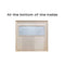 Luxury 2-Person Hemlock Wood FAR Infrared Sauna Room W/ Glass Door, 1750W (SAK81525) - Saksby Wholesale - Inside Bottom View