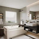 Luxury 2-Person Whirlpool Hydro Massage Jetted Bathtub With Chromatherapy Lights (SAK58620) - Saksby Wholesale - Room View