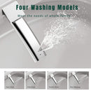 Luxury Black Square Smart Toilet With Bidet, Remote, And Heated Seat (SAK45183) - Saksby Wholesale - Models View