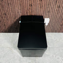 Luxury Black Square Smart Toilet With Bidet, Remote, And Heated Seat (SAK45183) - Saksby Wholesale - Top View