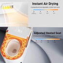 Luxury Heated Smart Powerful Bidet Toilet With Auto Flush And Built-In Deodorizer (SAK39213) - Sasksby Wholesale - Features Heated Seat View
