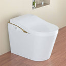 Luxury Heated Smart Powerful Bidet Toilet With Auto Flush And Built-In Deodorizer (SAK39213) - Sasksby Wholesale - Sasksby Wholesale - Front Right View