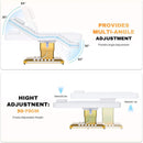 Luxury Height Adjustable 4-Motor Electric Massage Table With Lift And Foot Pedal (SAK63297) - Saksby Wholesale - Adjustable Angle And Height