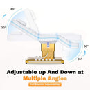 Luxury Height Adjustable 4-Motor Electric Massage Table With Lift And Foot Pedal (SAK63297) - Saksby Wholesale - Multiple Angle Feature