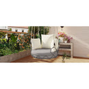 Luxury Outdoor Hanging Basket Porch Swing Chair With UV Resistant Cushions (SAK95678) - Saksby Wholesale - Lifestyle Details