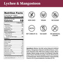Lychee & Mangosteen Electrolytes - Zero Sugar (SAK74560) - Saksby Wholesale - Nutrition Facts