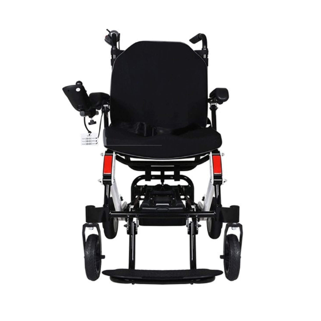 Maidesite 17.5" Wide Seat Lightweight Electric Folding Wheelchair, 500W (SAK33689) - Saksby Wholesale - Front View