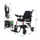 Maidesite 17.5" Wide Seat Lightweight Electric Folding Wheelchair, 500W (SAK33689) - Saksby Wholesale - Dimension View