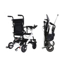 Maidesite 17.5" Wide Seat Lightweight Electric Folding Wheelchair, 500W (SAK33689) - Saksby Wholesale - Foldable View