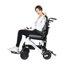 Maidesite 17.5" Wide Seat Lightweight Electric Folding Wheelchair, 500W (SAK33689) - Saksby Wholesale - Lady View