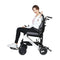 Maidesite 17.5" Wide Seat Lightweight Electric Folding Wheelchair, 500W (SAK33689) - Saksby Wholesale - Lady View