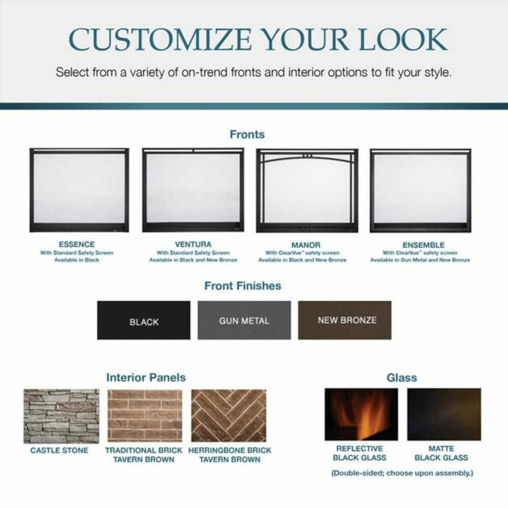 Majestic Meridian 36" Direct Vent Fireplace [MER36N/L] SAKSBY - Features View