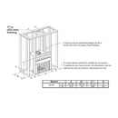 Majestic Ashland 36" Open Wood Burning Fireplace [ASH36] SAKSBY - Dimensions View