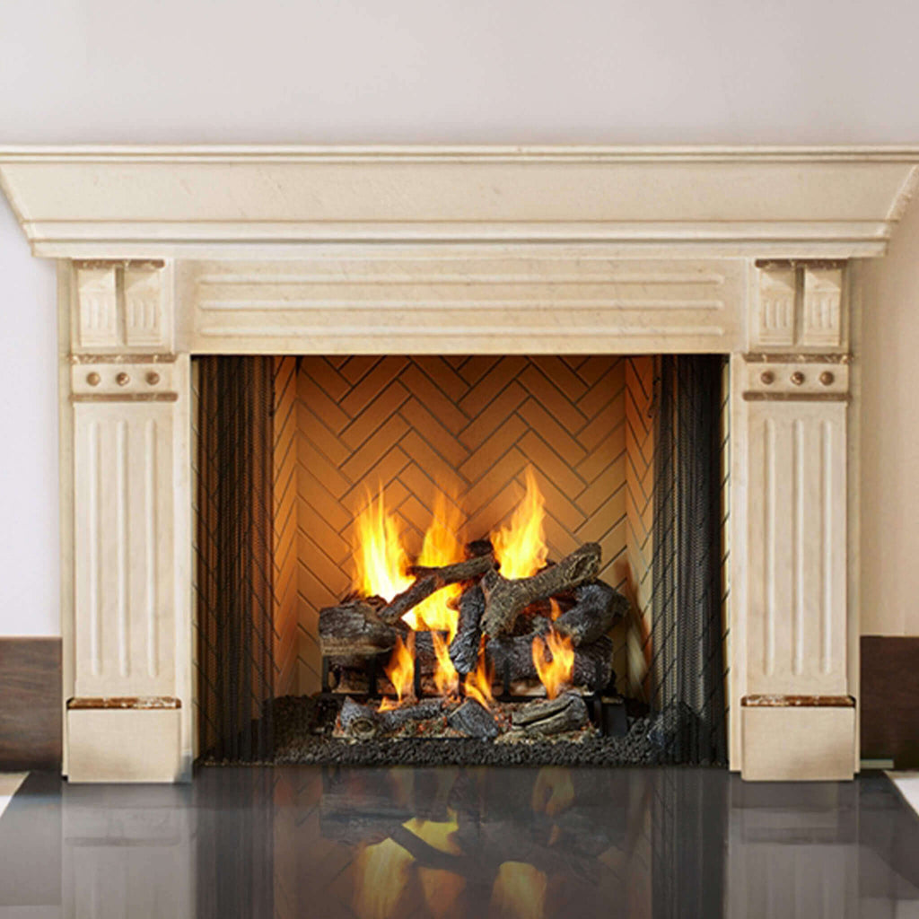 Majestic Ashland 36" Open Wood Burning Fireplace [ASH36] SAKSBY - Front View