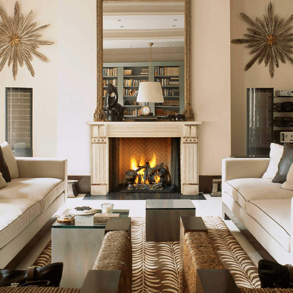 Majestic Ashland 36" Open Wood Burning Fireplace [ASH36] SAKSBY - Living Room View