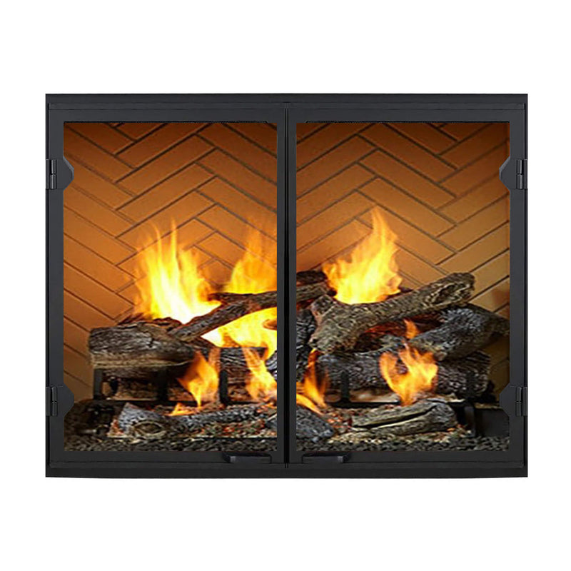 MAJESTIC BILTMORE Herringbone Pattern Open Wood Burning Fireplace (SAK62147)