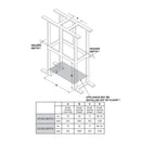 MAJESTIC ECHELON II 48" See-Through Direct Vent Fireplace [ECHEL48STIN-C] SAKSBY - Framing Dimensions View