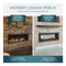 MAJESTIC ECHELON II 48" See-Through Direct Vent Fireplace [ECHEL48STIN-C] SAKSBY - Features View