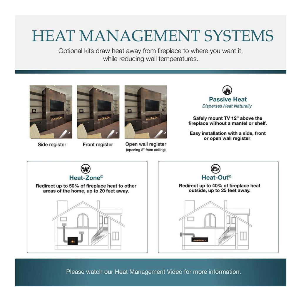 Majestic Echelon II 60" Linear Direct Vent Fireplace [ECHEL60IN-C] SAKSBY - Features View