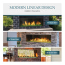 Majestic Lanai 60" Single Sided Linear Outdoor Gas Fireplace [ODLANAIG-60] SAKSBY - Sizes View