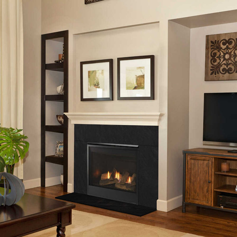 MAJESTIC MERCURY 32" Direct Vent Natural Gas Fireplace [MERC32IN] SAKSBY - Living Room View