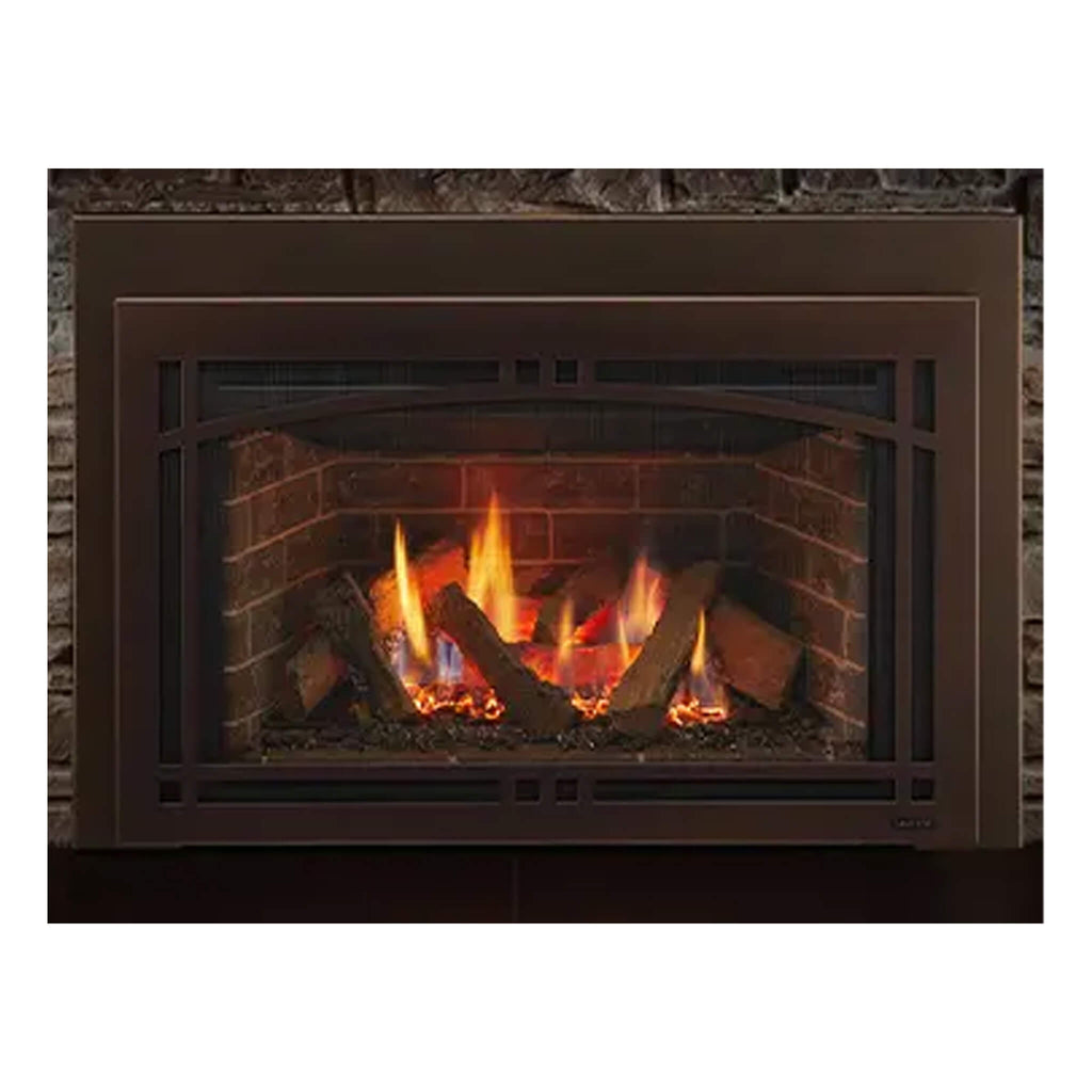 MAJESTIC RUBY 30" Direct Vent Natural Gas Insert With Intellifire Touch Ignition [RUBY30IN] SAKSBY - Front View