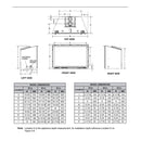 MAJESTIC TRILLIANT 30" Direct Vent Gas Fireplace Insert [TRILLIANT30IN] SAKSBY - Dimensions View