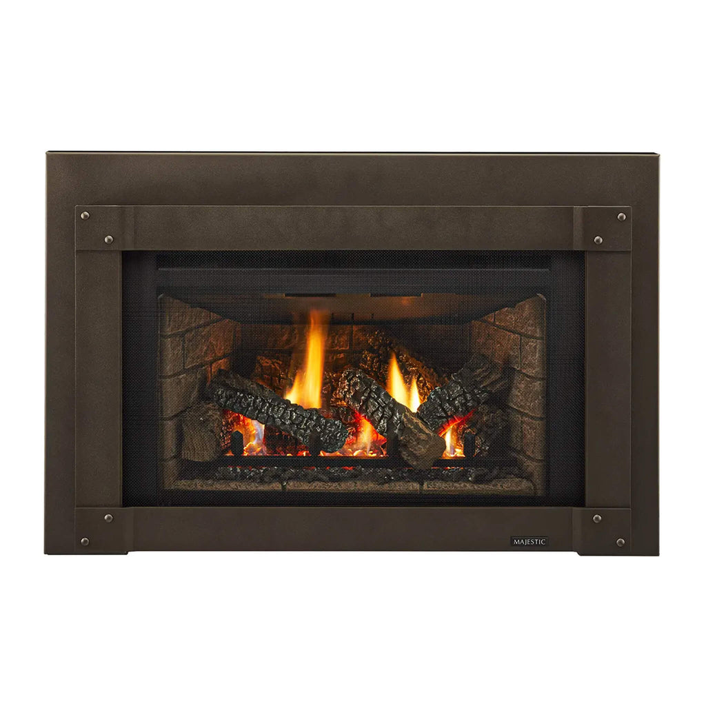 MAJESTIC TRILLIANT 30" Direct Vent Gas Fireplace Insert [TRILLIANT30IN] SAKSBY - Front View