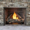 MAJESTIC TRADITIONAL Stacked Brick Courtyard Outdoor Gas Fireplace [ODCOUG-36/42SSL] SAKSBY - Front View