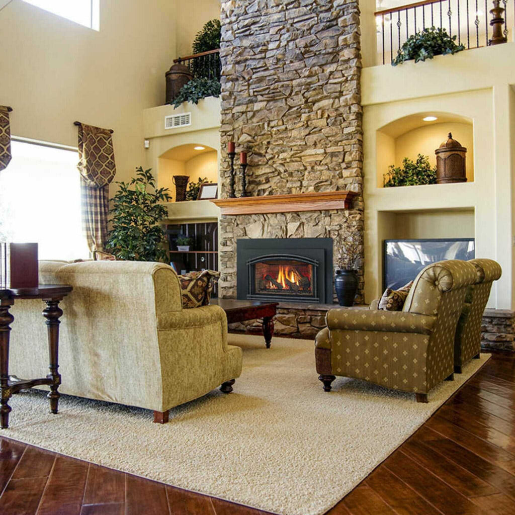 MAJESTIC TRILLIANT 25" Direct Vent Gas Fireplace Insert [TRILLIANT25N] SAKSBY Living Room View