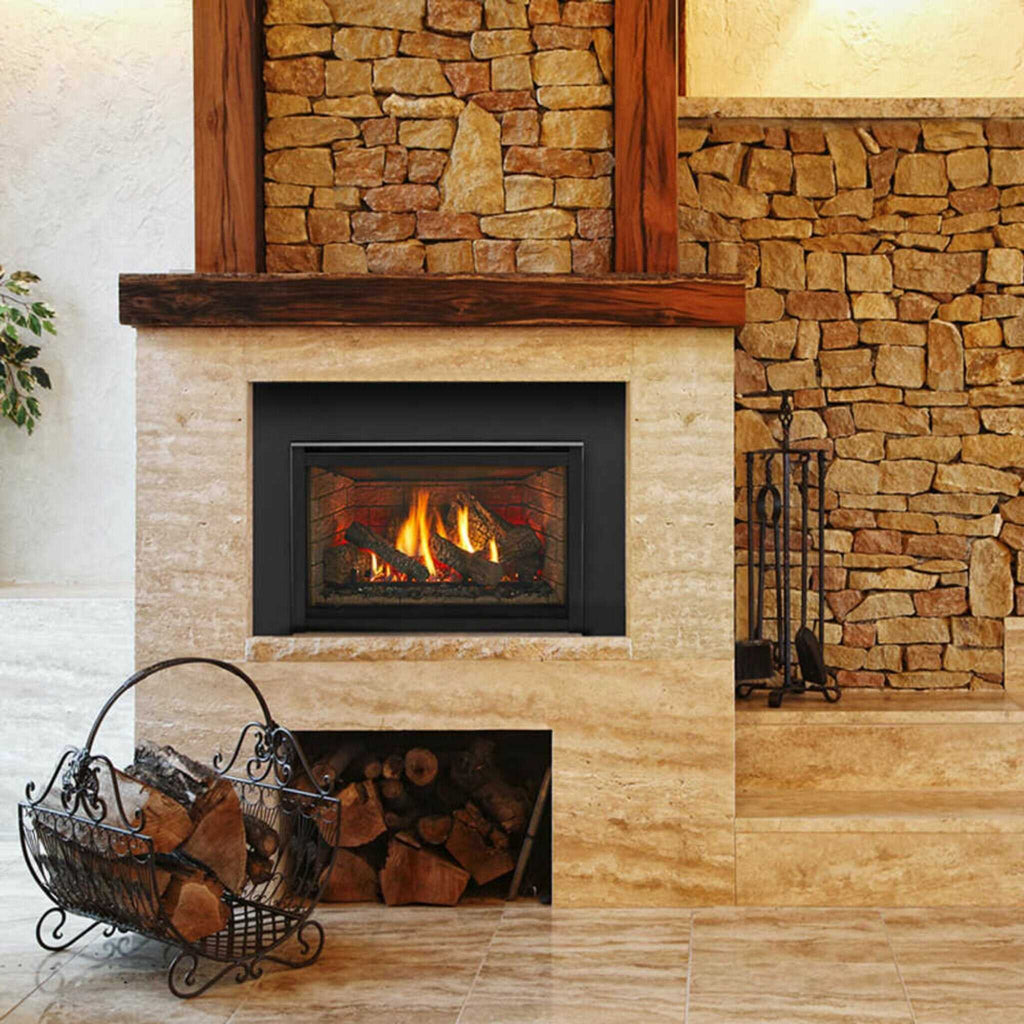 MAJESTIC TRILLIANT 25" Direct Vent Gas Fireplace Insert [TRILLIANT25N] SAKSBY Living Room View