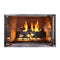 MAJESTIC VILLAWOOD 42" Traditional Refractory Outdoor Wood Burning Fireplace [ODVILLA-42T-B] SAKSBY - Front View