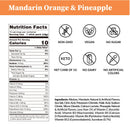 Mandarin Orange & Pineapple - Zero Sugar (SAK71953) - Saksby Wholesale - Nutrition Facts