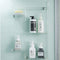 MAYA BATH PLATINUM ANZIO-R Steam Shower With Ozone Sterilization System SAKSBY - Storage Shelving View