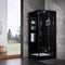 MAYA BATH PLATINUM ARREZO Steam Shower With Rainfall Ceiling Shower SAKSBY - Black View