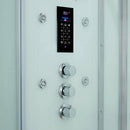 MAYA BATH PLATINUM ARREZO Steam Shower With Rainfall Ceiling Shower SAKSBY - Control Settings View