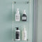 MAYA BATH PLATINUM ARREZO Steam Shower With Rainfall Ceiling Shower SAKSBY - Storage Shelving View