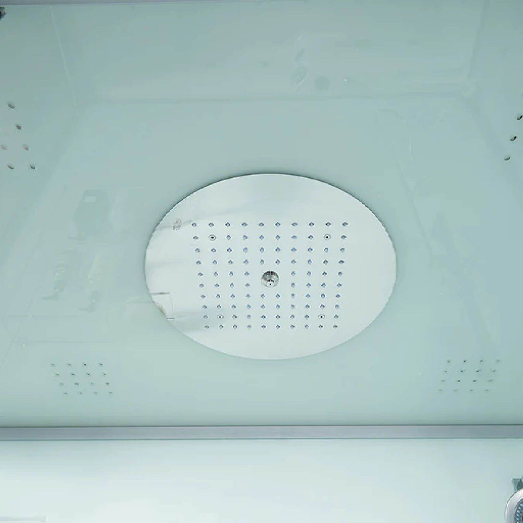 MAYA BATH Platinum Catania-R Steam Shower With 6 Acupuncture Jets SAKSBY - Rainfall Shower View