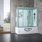 MAYA BATH Platinum Catania-R Steam Shower With 6 Acupuncture Jets SAKSBY - White View