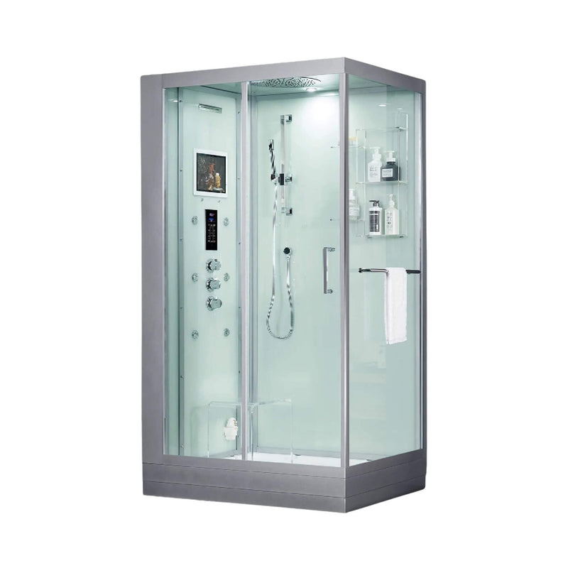 MAYA BATH PLATINUM LUCCA-L Steam Shower SAKSBY - Front Left View