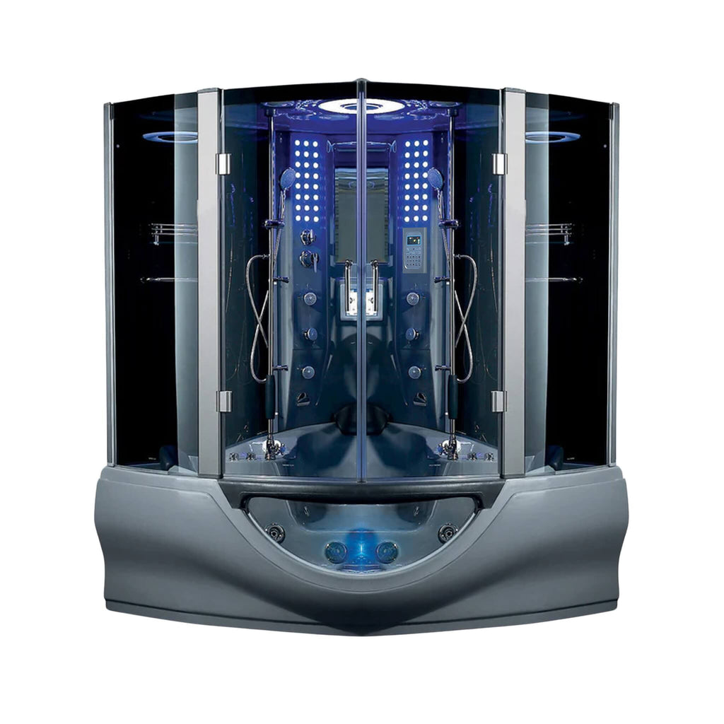 Maya Bath Valencia Steam Shower Massage Bathtub With LCD TV (SAK20479)