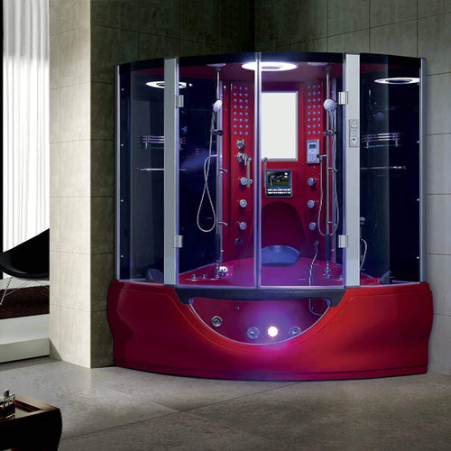 Maya Bath Valencia Steam Shower Massage Bathtub