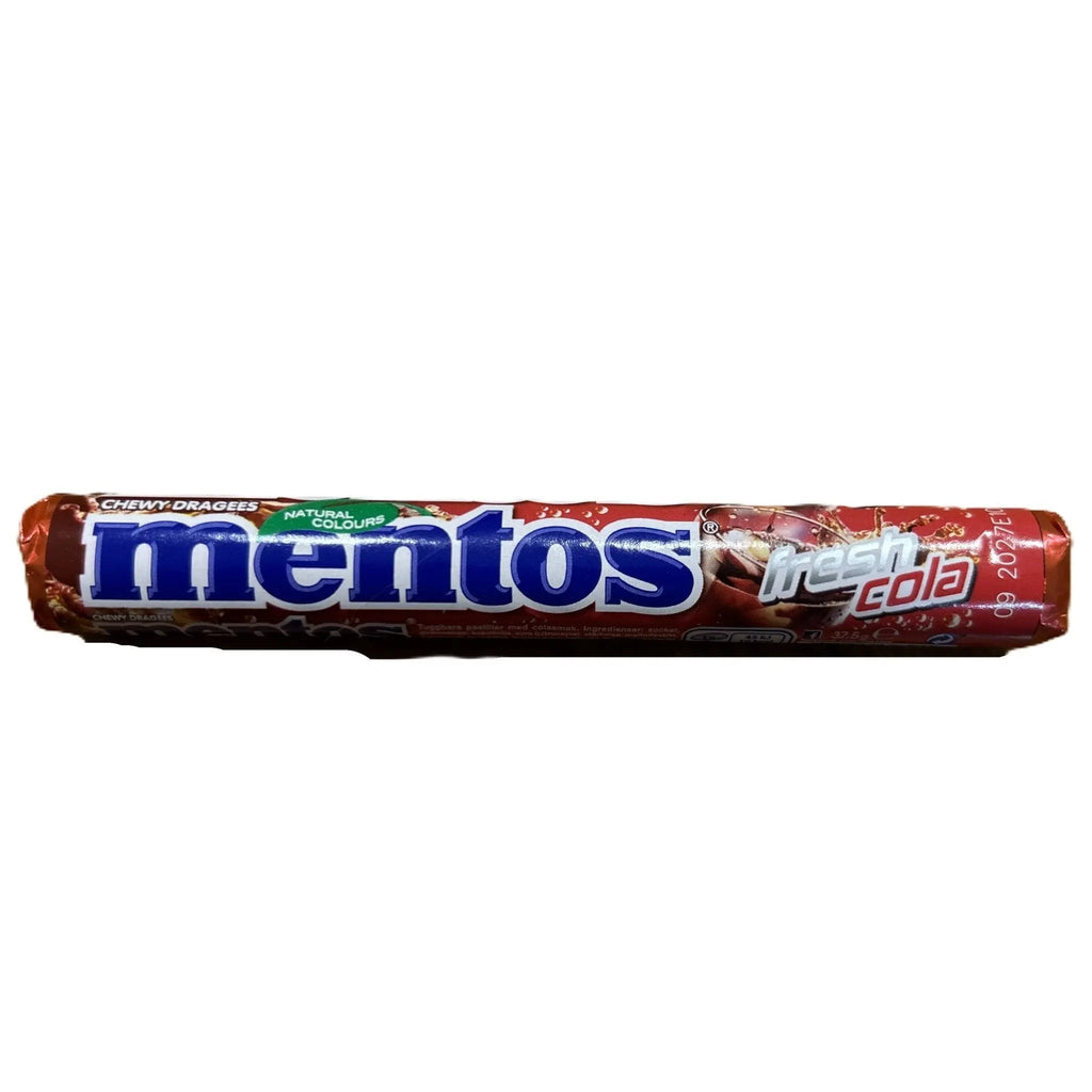 Mentos Cola Roll – Chewy Cola-Flavored Candy 38G (Finland)